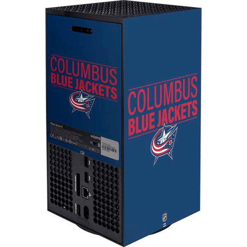 NHL Columbus Blue Jackets Lineup Xbox Series X Bundle Skin