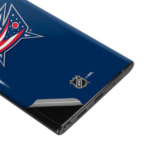 NHL Columbus Blue Jackets Logo Galaxy Note 10 Plus Skin