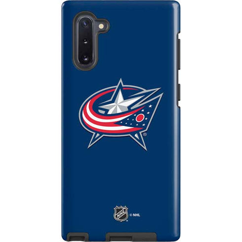 NHL Columbus Blue Jackets Logo Galaxy Cases