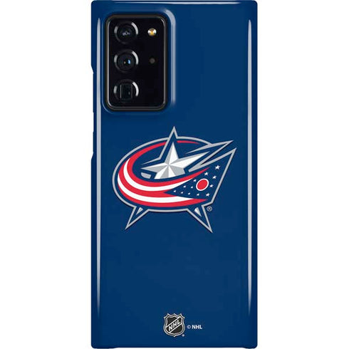 NHL Columbus Blue Jackets Logo Galaxy Cases