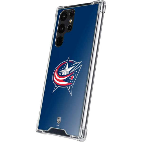 NHL Columbus Blue Jackets Logo Galaxy S23 Ultra Clear Case