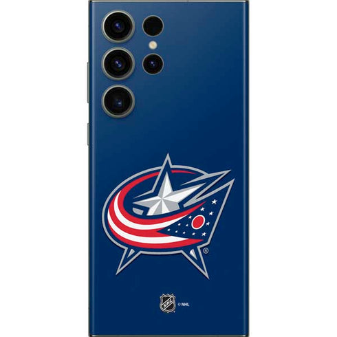 NHL Columbus Blue Jackets Logo Galaxy Skins