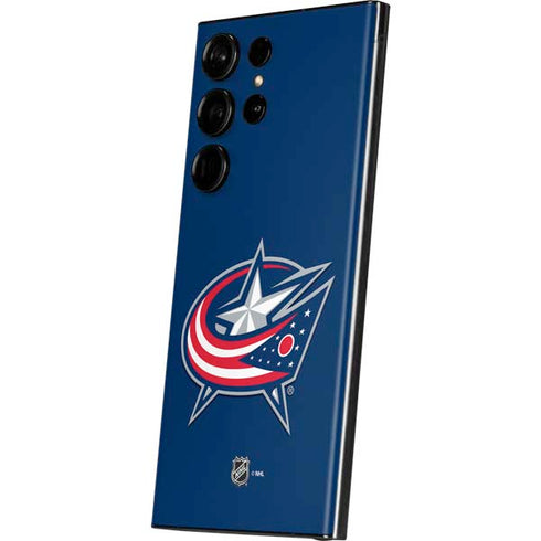 NHL Columbus Blue Jackets Logo Galaxy Skins
