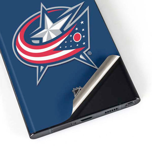 NHL Columbus Blue Jackets Logo Galaxy Skins