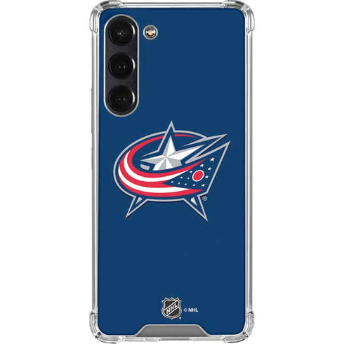 NHL Columbus Blue Jackets Logo Galaxy S24 FE Clear Case