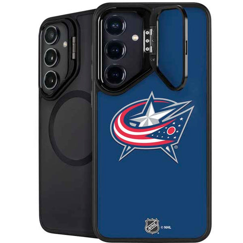 NHL Columbus Blue Jackets Logo Galaxy S24 FE Kickstand Case