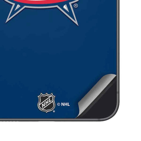 NHL Columbus Blue Jackets Logo Galaxy S25 Skin