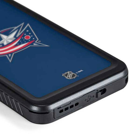 NHL Columbus Blue Jackets Logo Galaxy S24 Waterproof Case