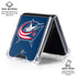 NHL Columbus Blue Jackets Logo Galaxy Z Flip6 Clear Case