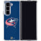 NHL Columbus Blue Jackets Logo Galaxy Z Fold5 5G Clear Case