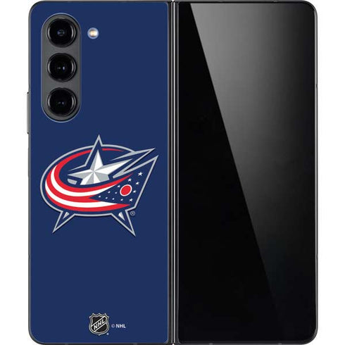 NHL Columbus Blue Jackets Logo Galaxy Z Fold5 5G Skin