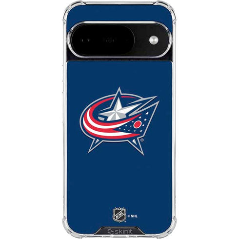 NHL Columbus Blue Jackets Logo Google Pixel 10 Clear Case