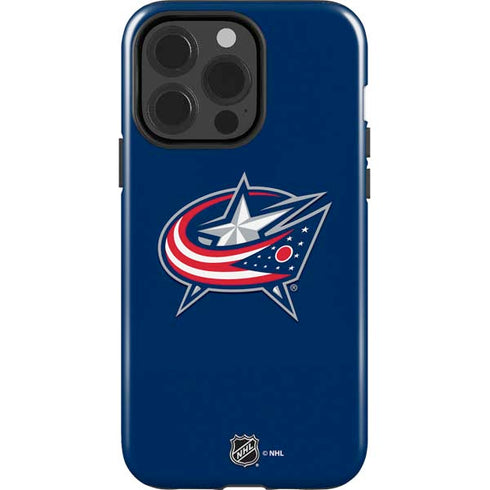 NHL Columbus Blue Jackets Logo iPhone 15 Pro Impact Case