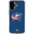 NHL Columbus Blue Jackets Logo iPhone 16 Clear Case