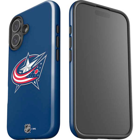 NHL Columbus Blue Jackets Logo iPhone 16 Impact Case