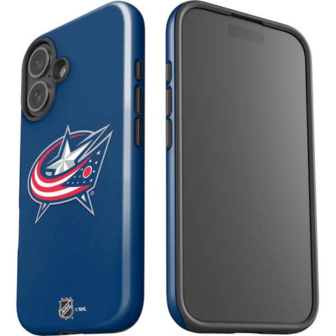 NHL Columbus Blue Jackets Logo iPhone 16 Plus Impact Case