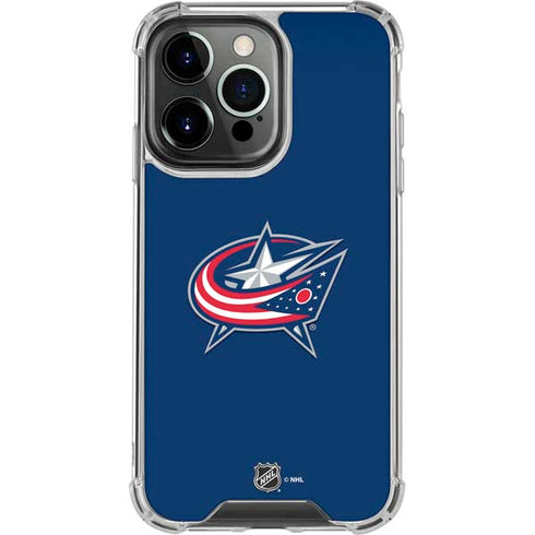 NHL Columbus Blue Jackets Logo iPhone 16 Pro Clear Case