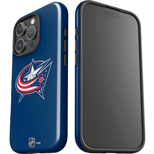 NHL Columbus Blue Jackets Logo iPhone 16 Pro Impact Case