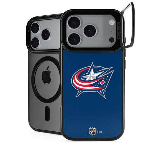 NHL Columbus Blue Jackets Logo iPhone 18 Pro Kickstand Case