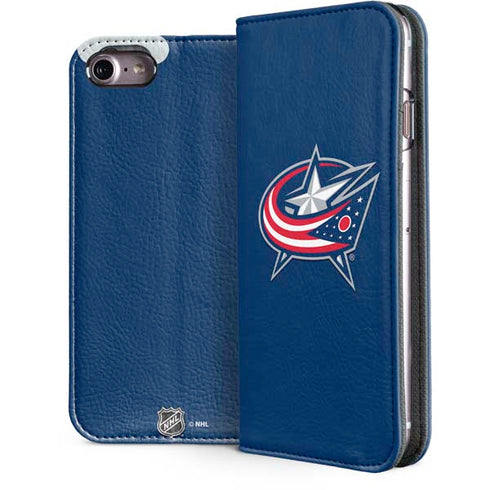 NHL Columbus Blue Jackets Logo iPhone 7 Folio Case