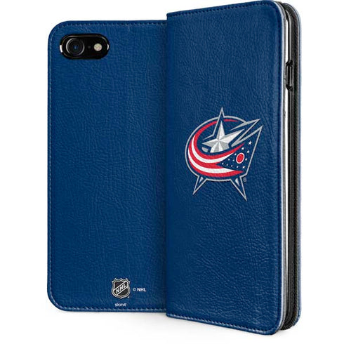 NHL Columbus Blue Jackets Logo iPhone SE (2nd & 3rd Gen) Folio Case