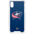 NHL Columbus Blue Jackets Logo iPhone XS Clear Case