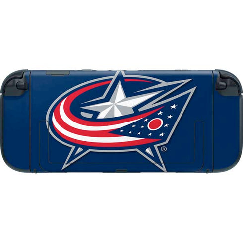 NHL Columbus Blue Jackets Logo Nintendo Switch 2 (2025) with Joy-Con Skin