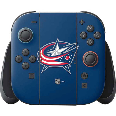 NHL Columbus Blue Jackets Logo Nintendo Switch 2 (2025) Joy-Con Controller Skin