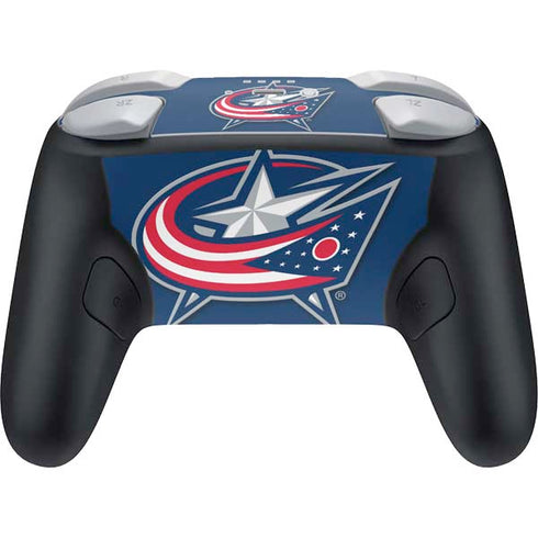 NHL Columbus Blue Jackets Logo Nintendo Switch 2 (2025) Pro Controller Skin