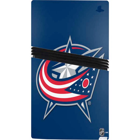 NHL Columbus Blue Jackets Logo PS5 Pro Bundle Skin