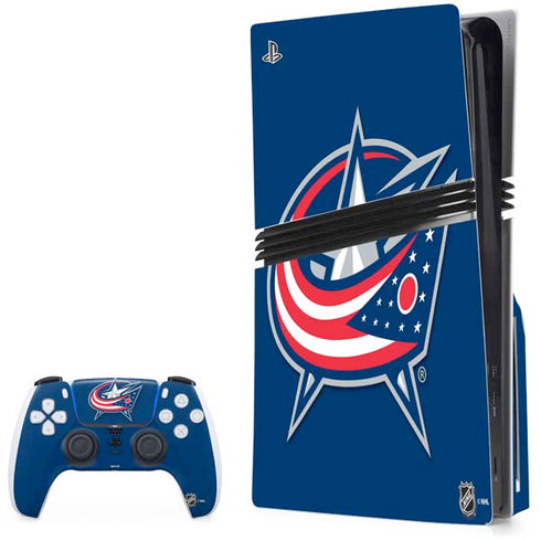 NHL Columbus Blue Jackets Logo PlayStation PS5 Skins