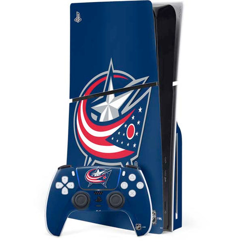 NHL Columbus Blue Jackets Logo PlayStation PS5 Skins