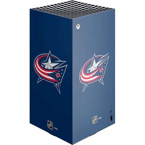 NHL Columbus Blue Jackets Logo XBox Series X Digital Edition Console Skin