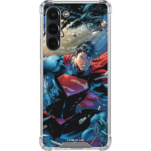 DC Comics Superman Unchained #1 Original Cover Galaxy S24 FE Clear Case