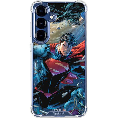 DC Comics Superman Unchained #1 Original Cover Galaxy S25 FE Clear Case