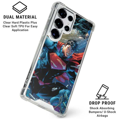 DC Comics Superman Unchained #1 Original Cover Galaxy S25 Ultra Clear Case