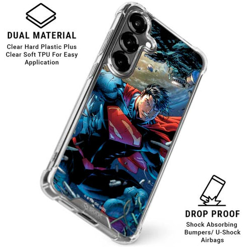 DC Comics Superman Unchained #1 Original Cover Galaxy S26 Plus Clear Case