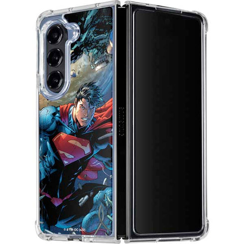 DC Comics Superman Unchained #1 Original Cover Galaxy Z Fold5 5G Clear Case