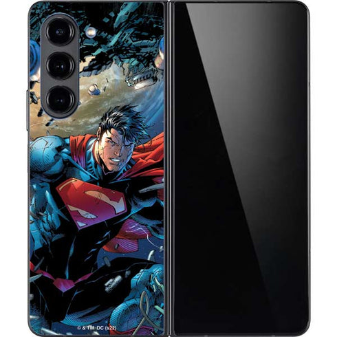 DC Comics Superman Unchained #1 Original Cover Galaxy Z Fold5 5G Skin