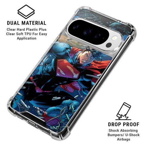 DC Comics Superman Unchained #1 Original Cover Google Pixel 10 Pro XL Clear Case