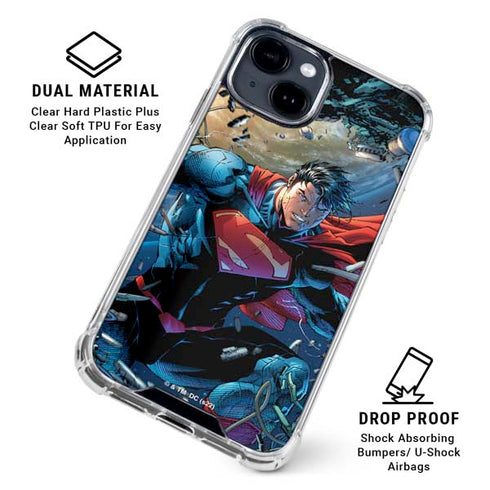 DC Comics Superman Unchained #1 Original Cover iPhone 15 Clear Case