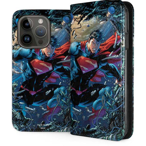 DC Comics Superman Unchained #1 Original Cover iPhone 15 Pro Folio Case