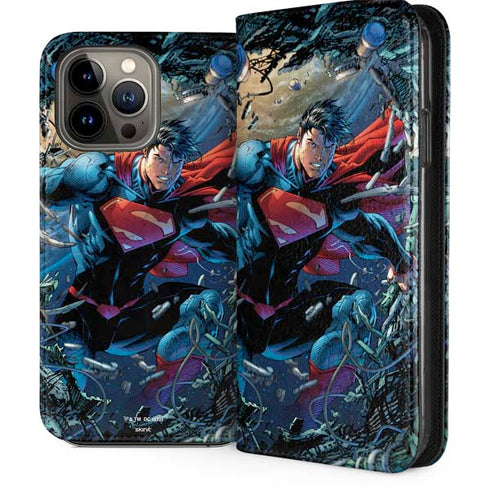 DC Comics Superman Unchained #1 Original Cover iPhone 15 Pro Max Folio Case