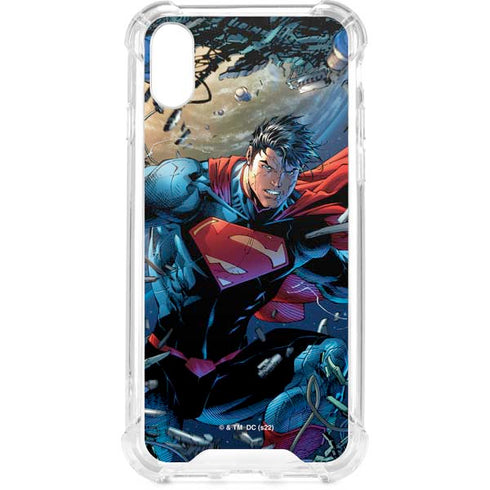 DC Comics Superman Unchained #1 Original Cover iPhone XS Clear Case