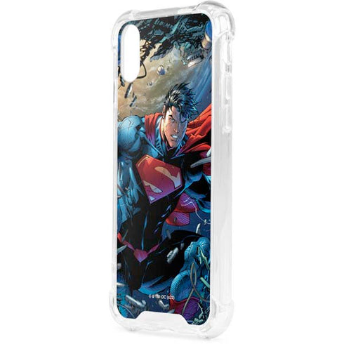 DC Comics Superman Unchained #1 Original Cover iPhone XS Clear Case