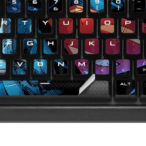 DC Comics Superman Unchained #1 Original Cover K95 RGB PLATINUM Mechanical Gaming Keyboard Skin