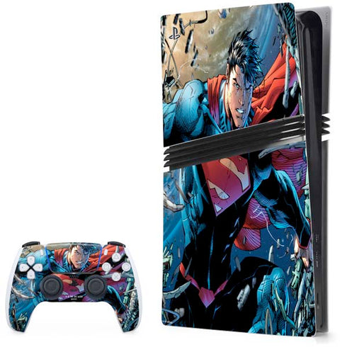DC Comics Superman Unchained #1 Original Cover PS5 Pro Bundle Skin