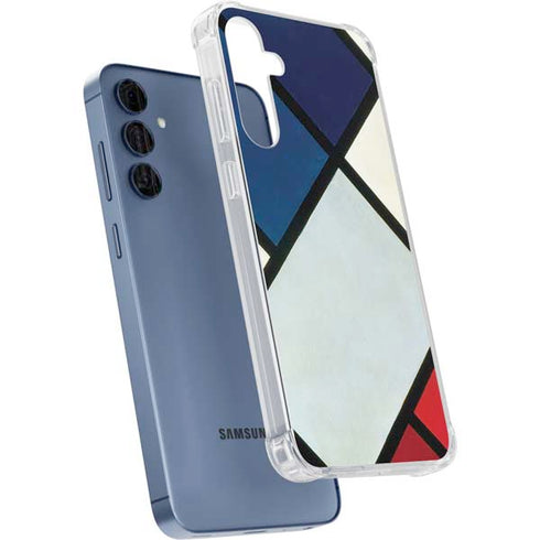 Theo van Doesburg Contra-Composition of Dissonances XVI Galaxy A55 5G Clear Case
