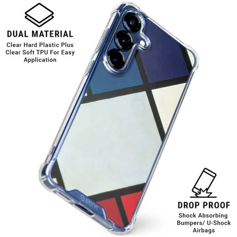 Theo van Doesburg Contra-Composition of Dissonances XVI Galaxy S25 Plus Clear Case