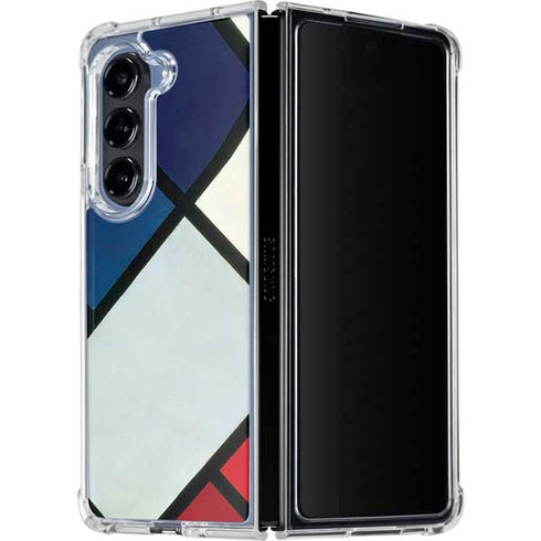 Theo van Doesburg Contra-Composition of Dissonances XVI Galaxy Z Fold5 5G Clear Case
